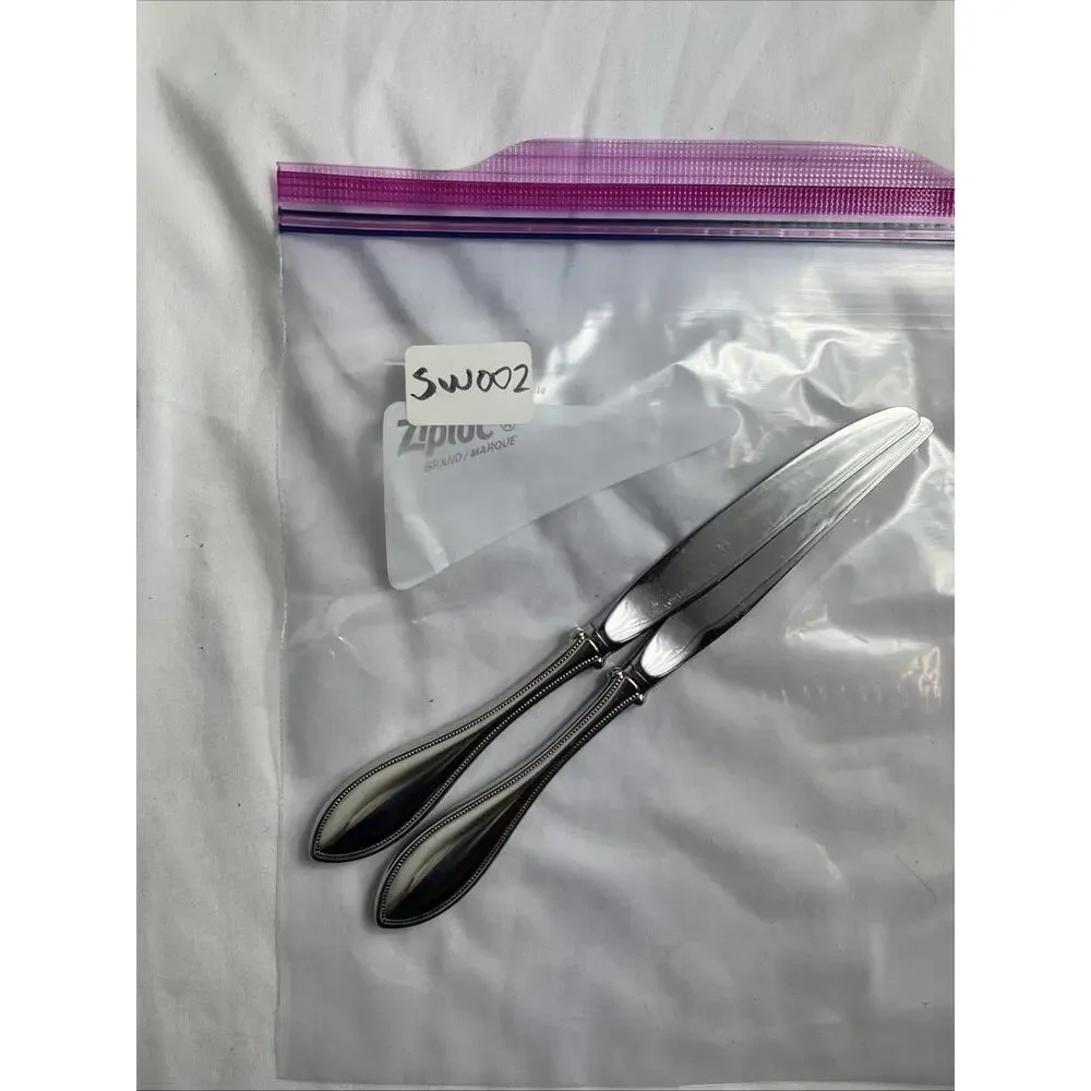 Stainless Steel dinner Knife Set Of 2, unbranded, Unknown handle material